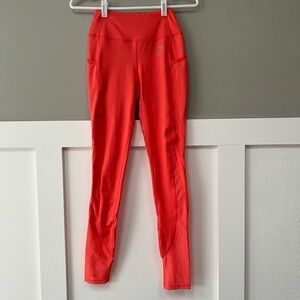 Gymshark Sleek Sculpture Leggings 2.0 in Intense Coral